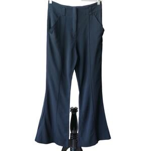 A.L.C black flare leg trousers sz 8